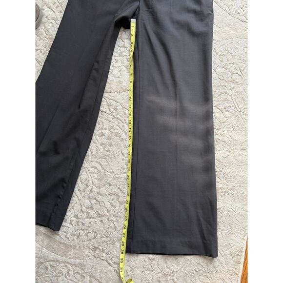 Polo Ralph Lauren Black Stretch Wool Wide Leg Dress Pants Women’s Size 2 - Picture 9 of 10
